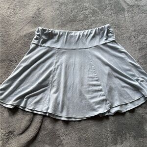 Brandy Melville Light Blue Flowy Mini Skirt